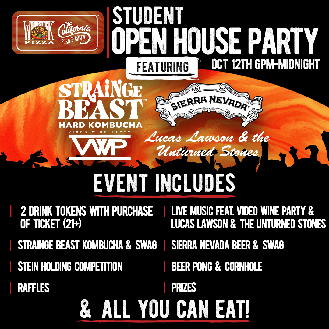 Events Woodstocks Pizza Legendary Pizza, Salads & Desserts