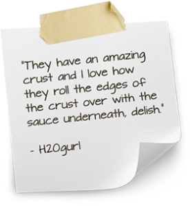 Woodstock's amazing pizza crust sauce inside