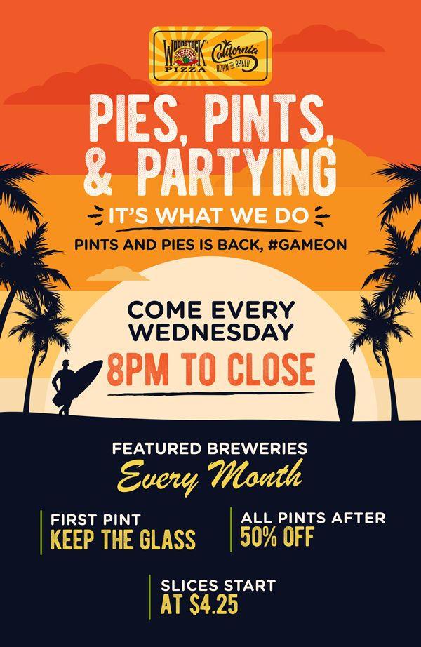 Pints and pies is back. Every Wednesday 8pm to close